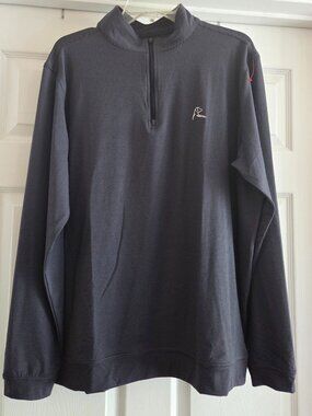 RHOBACK Q Zip Quarter Pullover Large